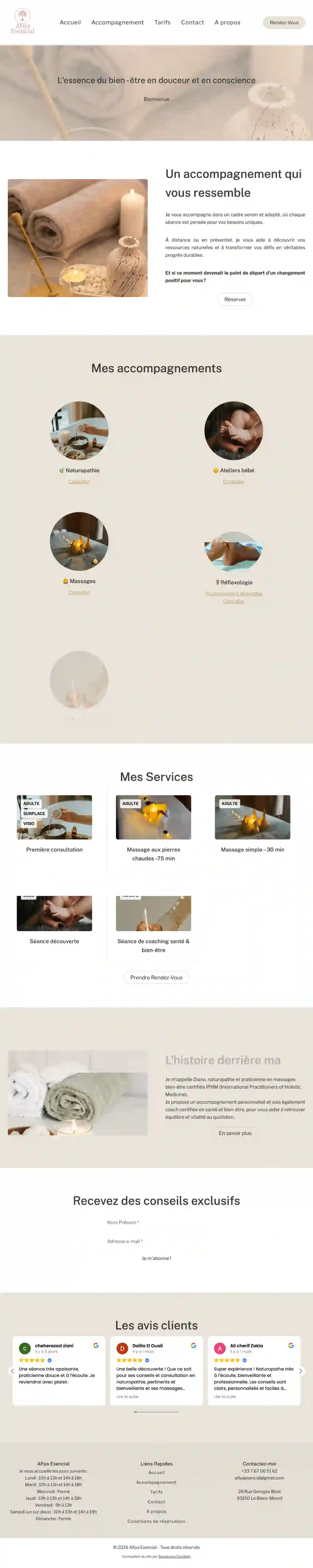 site afiya esencial